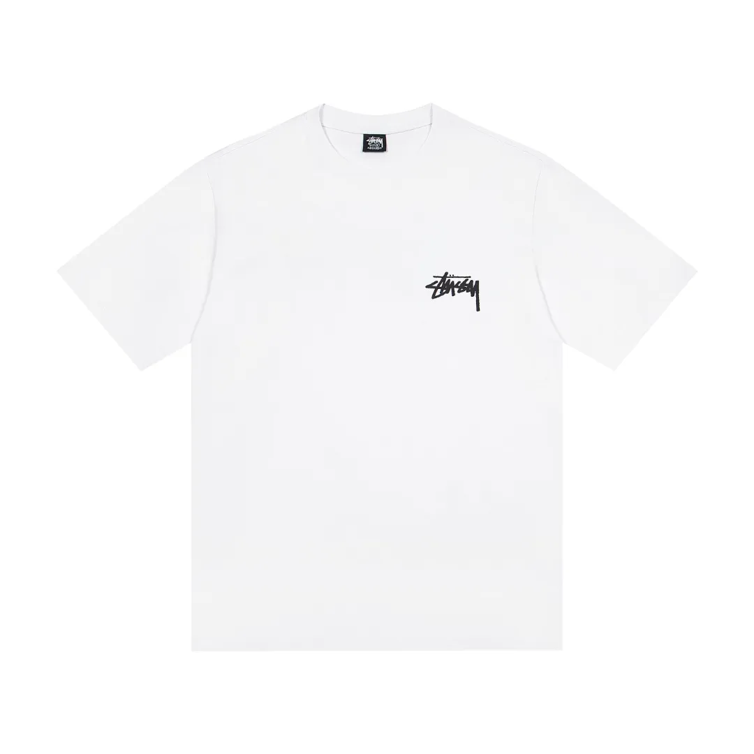 🔥 109# P55 （In Stock ） Stussy 8 Series SHATTERED TEE 8 Logo T Same Style ：Black White Size：S M L XL ： 260 ：